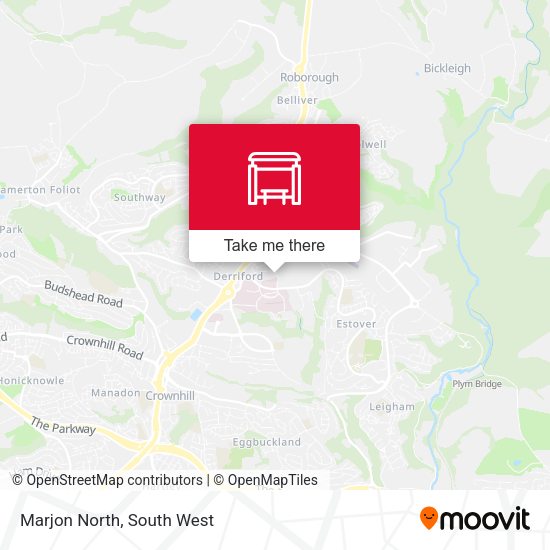 Marjon North map