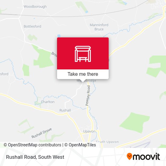 Rushall Road map