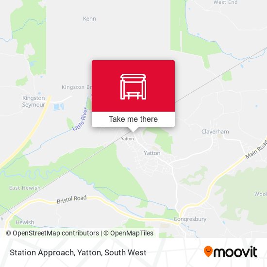 Station Approach, Yatton map