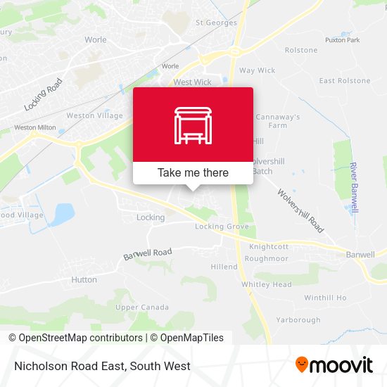 Nicholson Road East map