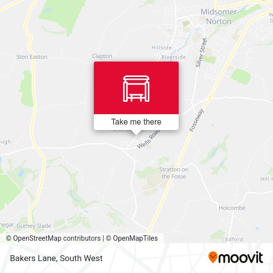 Bakers Lane map