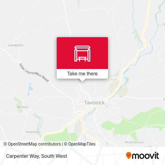 Carpenter Way map