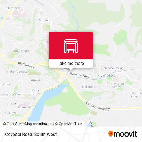 Coypool Road map