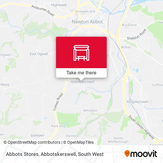 Abbots Stores, Abbotskerswell map