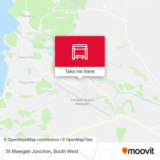 St Mawgan Junction map