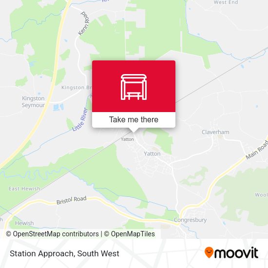 Station Approach map