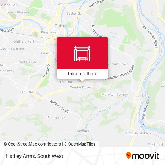Hadley Arms map