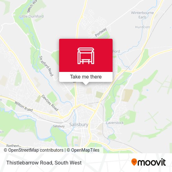 Thistlebarrow Road map