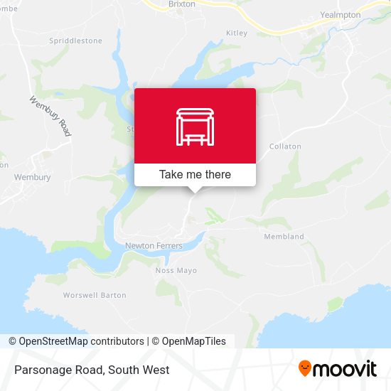 Parsonage Road map