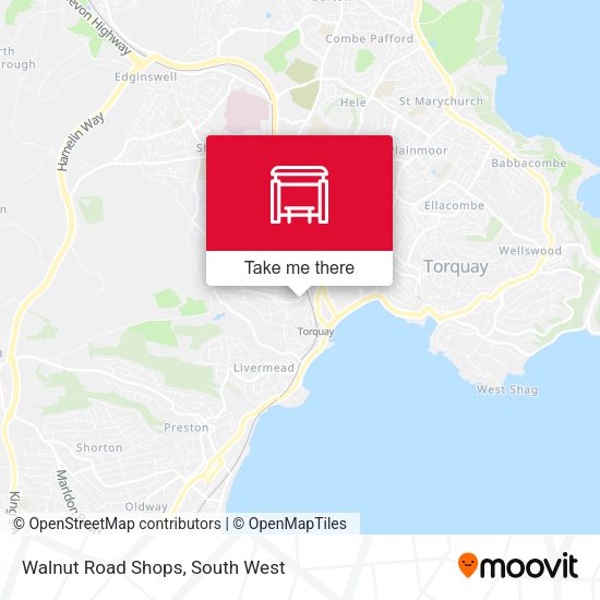Walnut Road Shops map