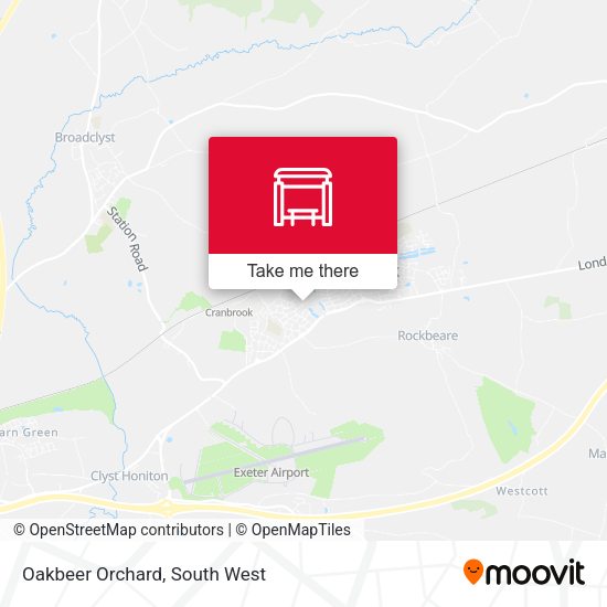Oakbeer Orchard map