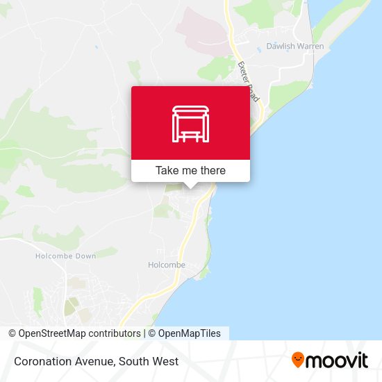 Coronation Avenue map