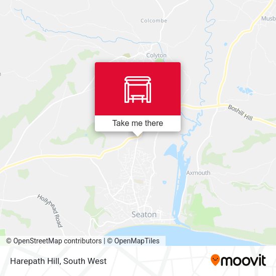 Harepath Hill map