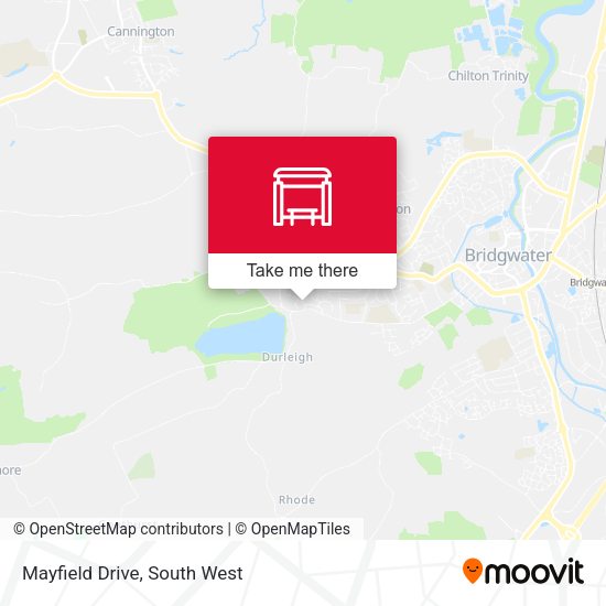 Mayfield Drive map