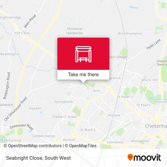 Seabright Close map