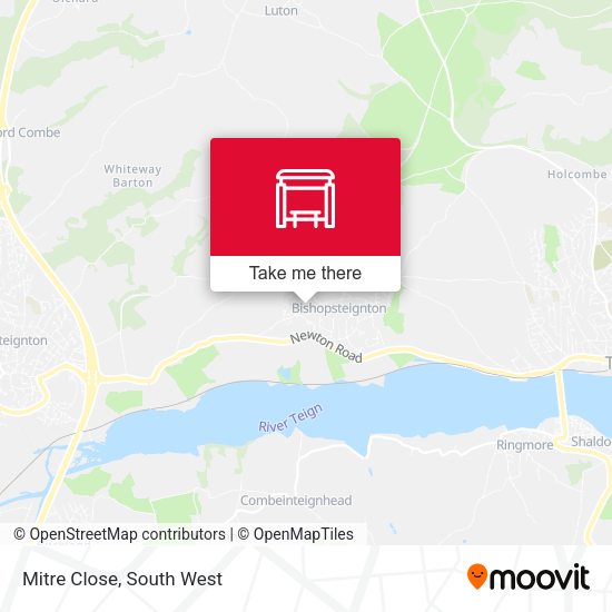 Mitre Close map