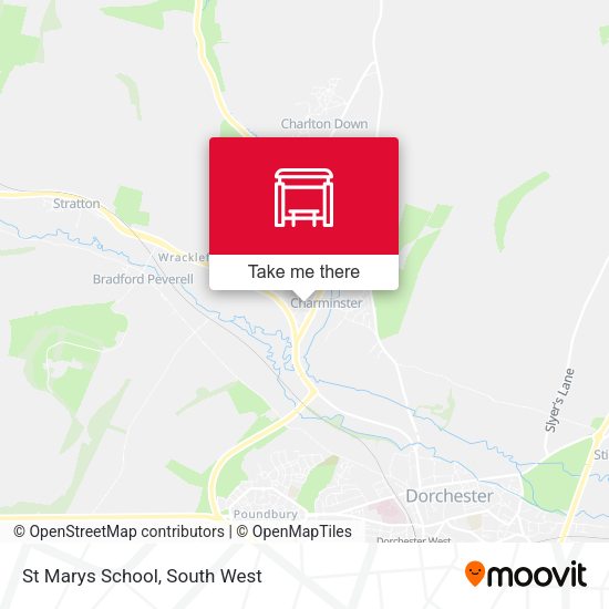 St Marys School map