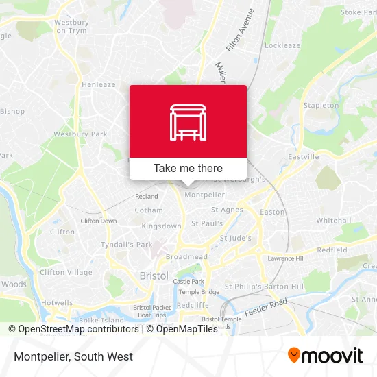 Montpelier map