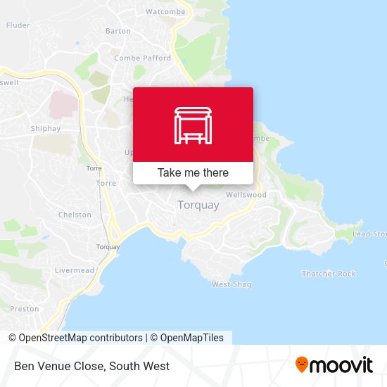 Ben Venue Close map