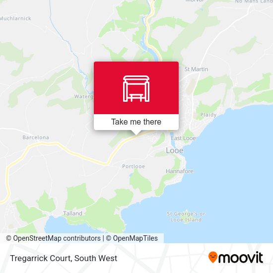 Tregarrick Court map