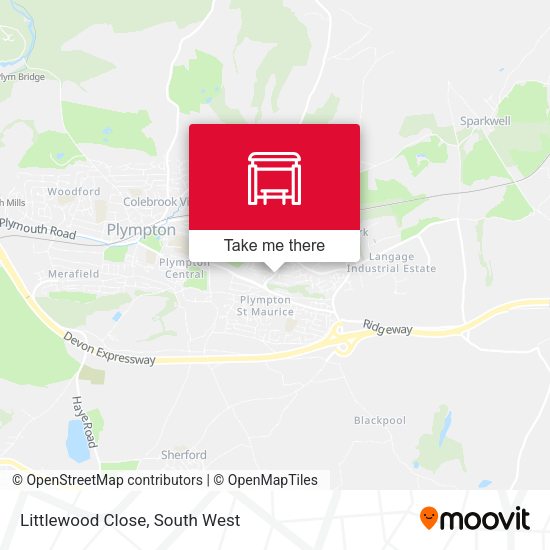 Littlewood Close map