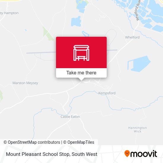 Mount Pleasant School Stop map