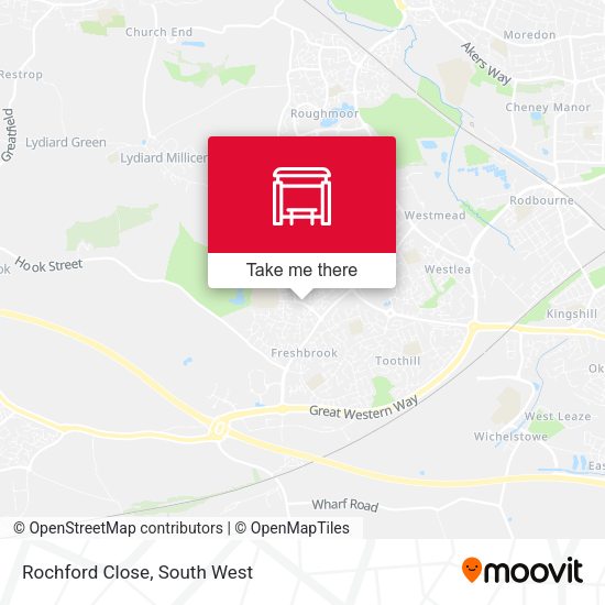 Rochford Close map