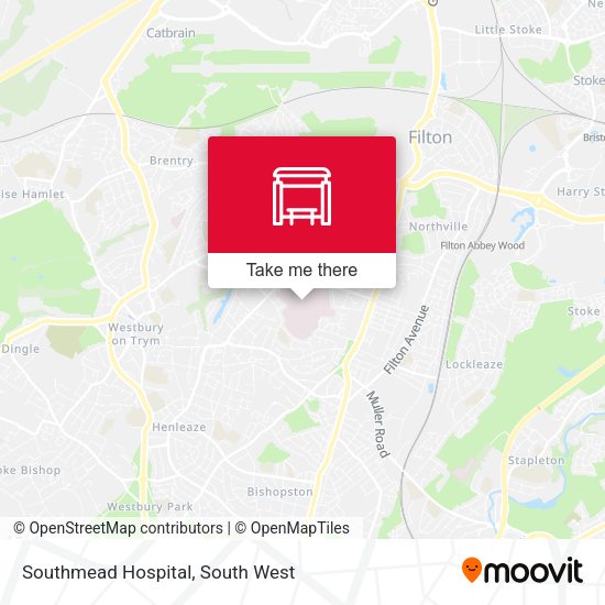 Southmead Hospital map