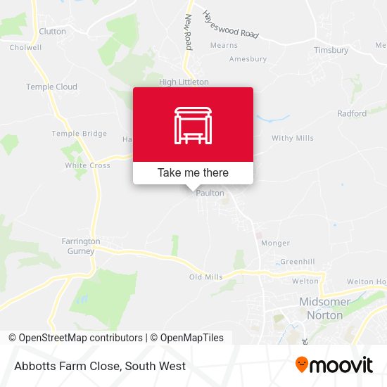 Abbotts Farm Close map