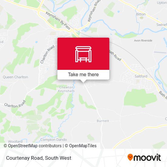 Courtenay Road map