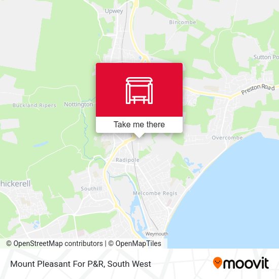 Mount Pleasant For P&R map