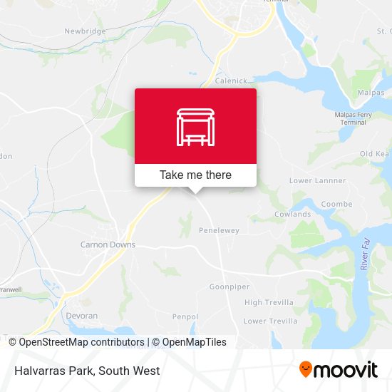 Halvarras Park map