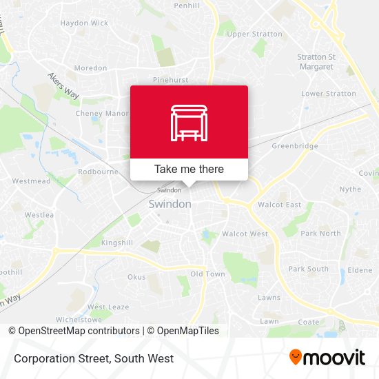 Corporation Street map