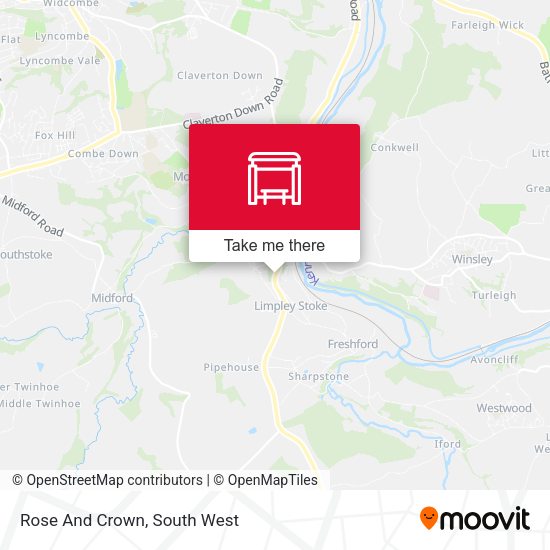 Rose And Crown map