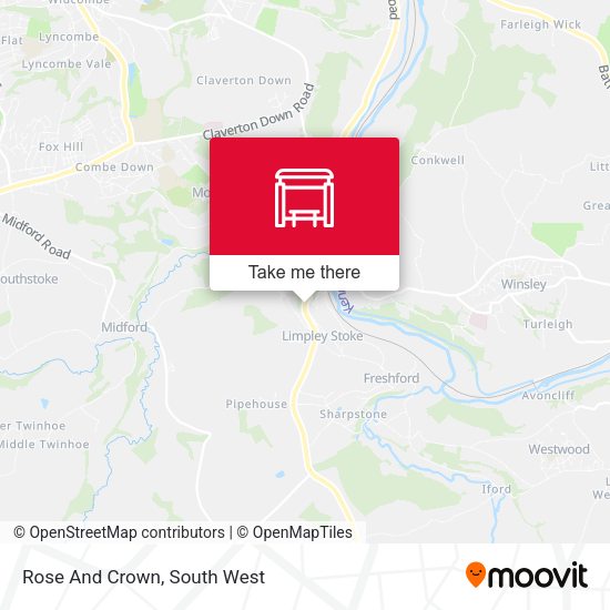 Rose And Crown map