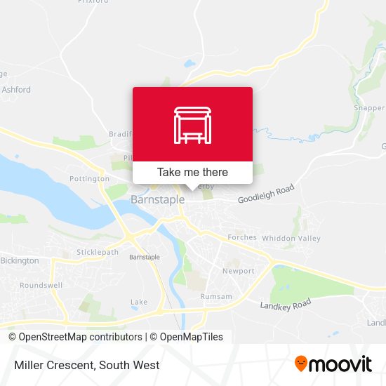 Miller Crescent map