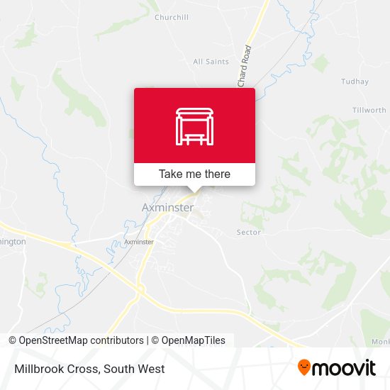 Millbrook Cross map