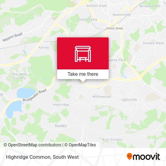 Highridge Common map