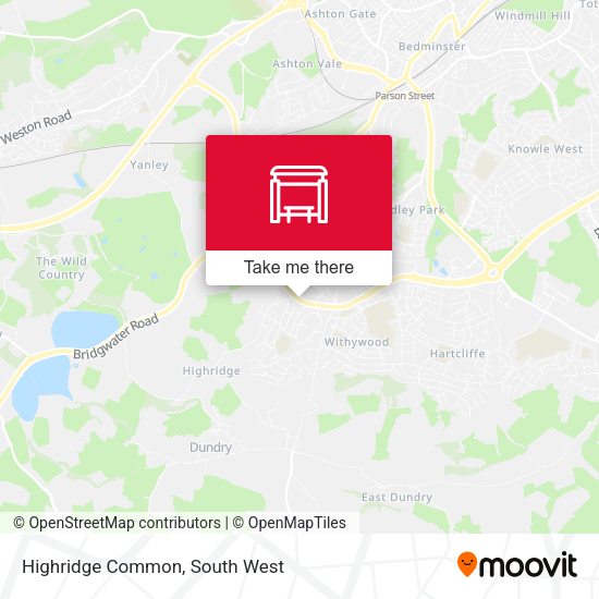 Highridge Common map