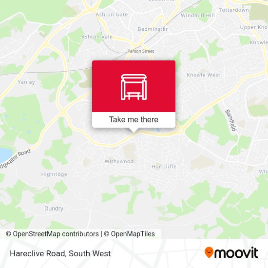 Hareclive Road map