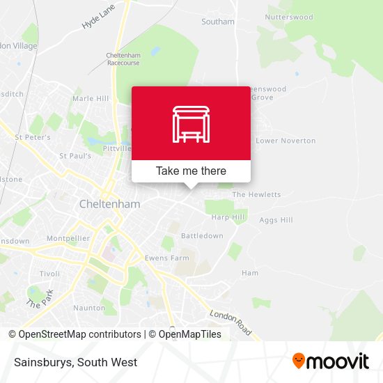 Sainsburys map