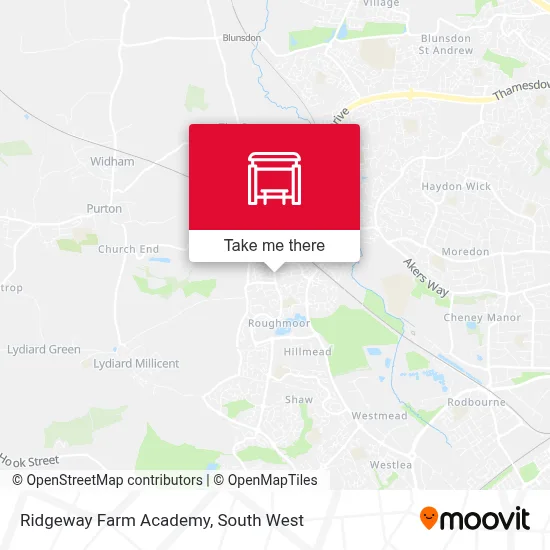 Ridgeway Farm Academy map