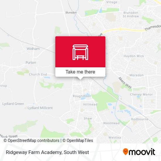 Ridgeway Farm Academy map