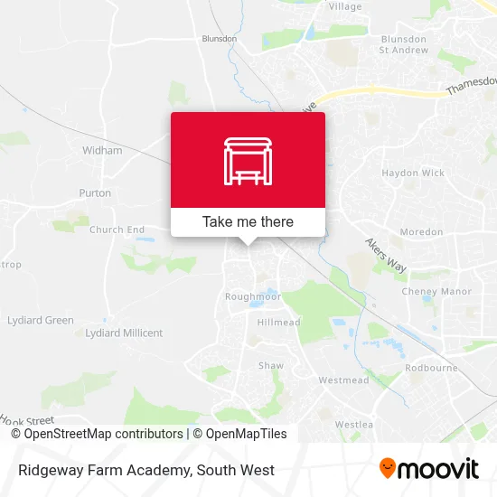Ridgeway Farm Academy map