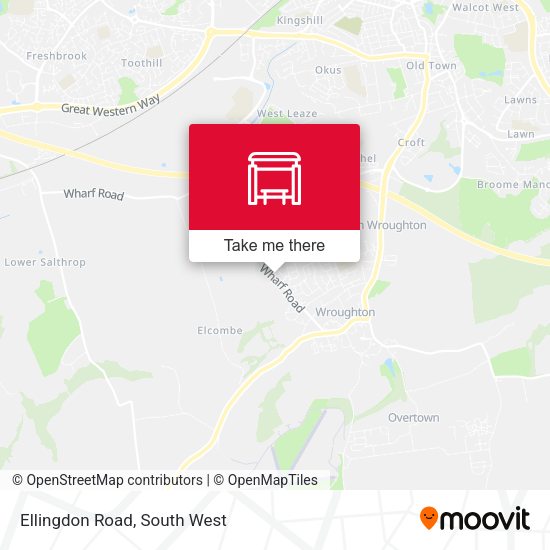 Ellingdon Road map