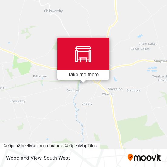 Woodland View map