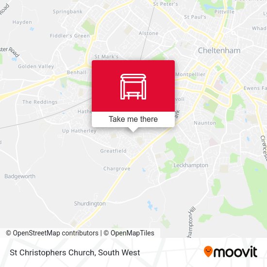 St Christophers Church map