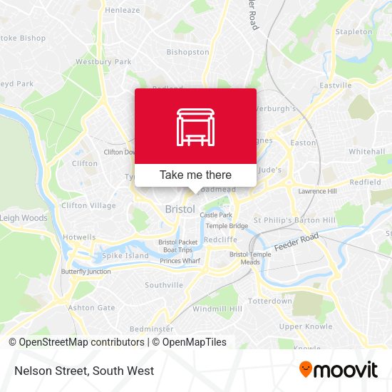 Nelson Street map