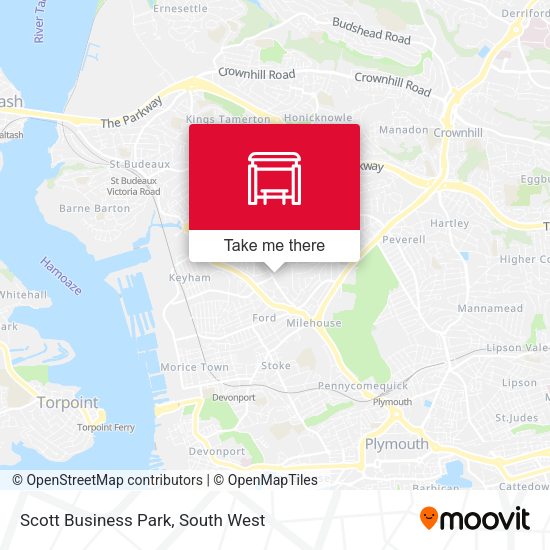 Scott Business Park map