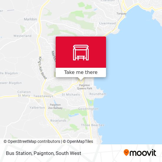 Bus Station, Paignton map